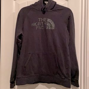 The North Face Black Hoodie Sz Large